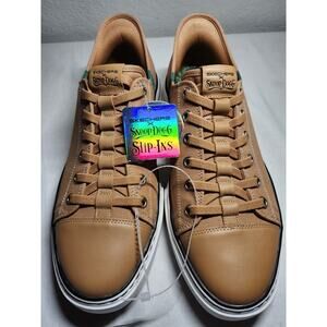 Skechers x Snoop Dogg Tan Low-Top Sneakers Men’s Size 12/13.5 Hands Free Slip-In